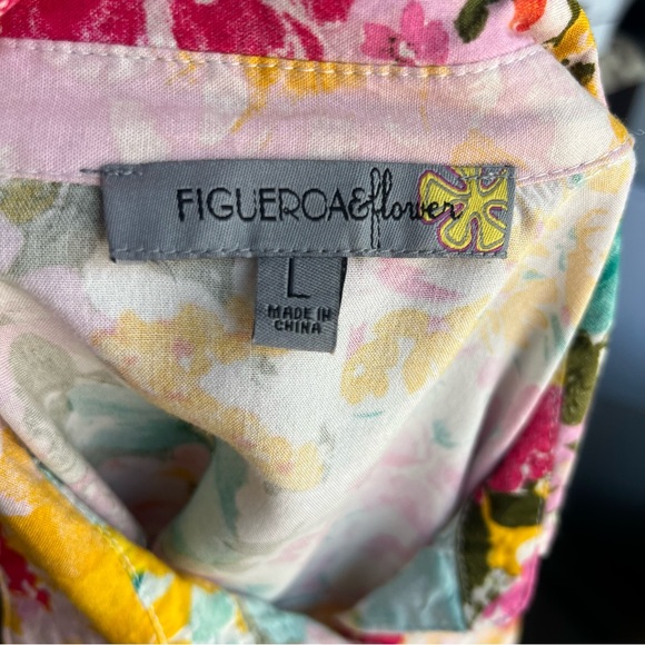 Floral Button-Up Blouse - Picture 7 of 7